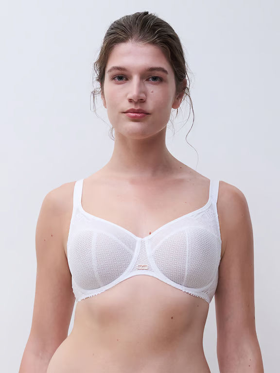 Origins Lace Full Coverage Underwire Bra White - 2