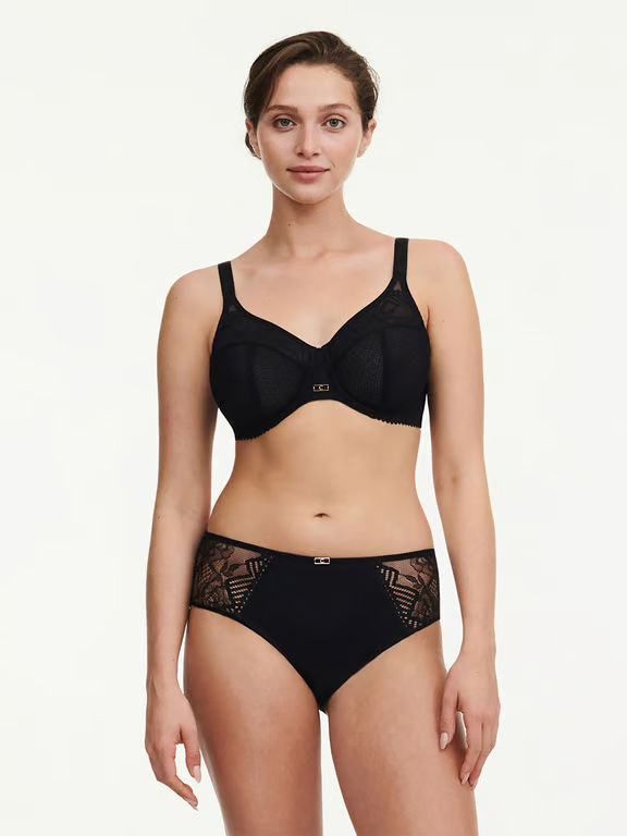 Origins Lace Full Coverage Underwire Bra Black