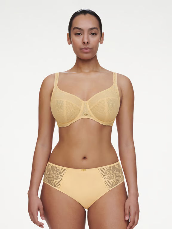 Origins Lace Full Coverage Underwire Bra Sunflower Yellow - 4