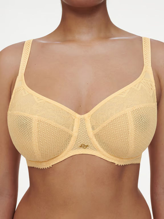 Origins Lace Full Coverage Underwire Bra Sunflower Yellow - 3