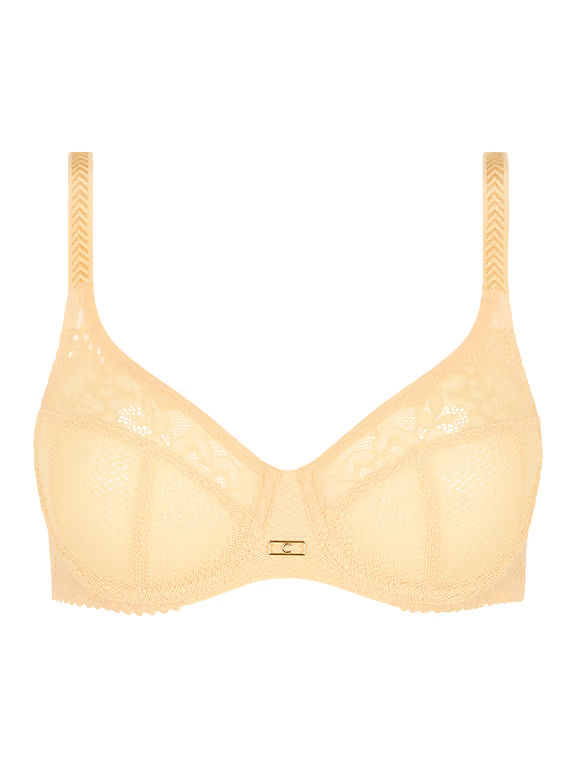 Origins Lace Full Coverage Underwire Bra Sunflower Yellow - 1