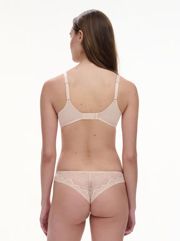 Origins Lace Lightweight Plunge Bra Nude Blush - 5