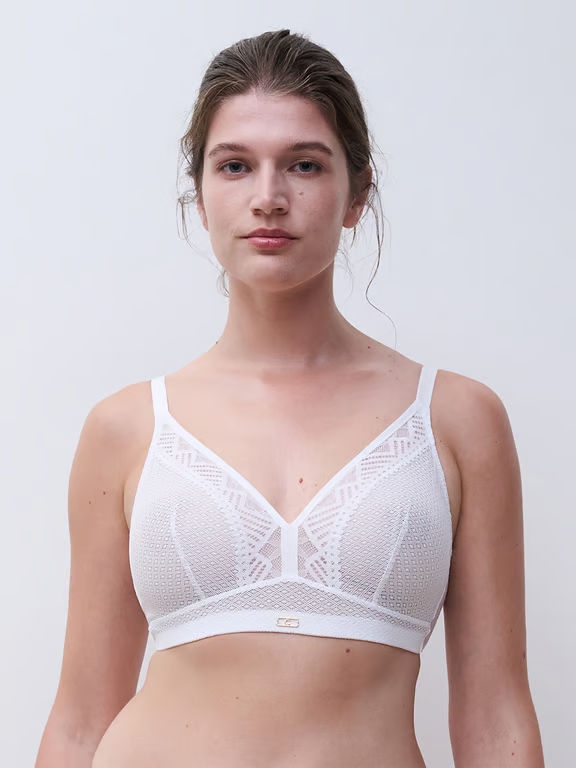 Chantelle | ORIGINS - Origins Lace Full Support Wireless Bra White - 1