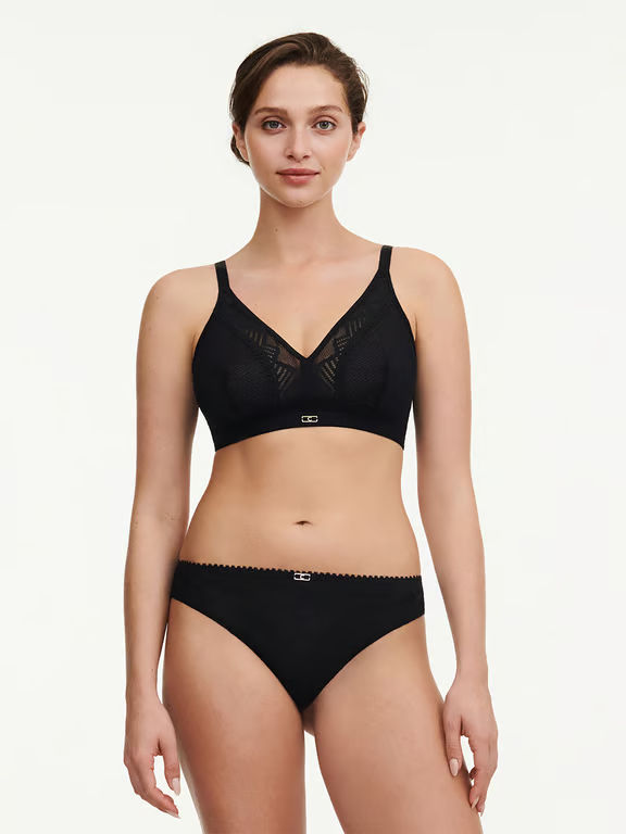 Origins Lace Full Support Wireless Bra Black - 4