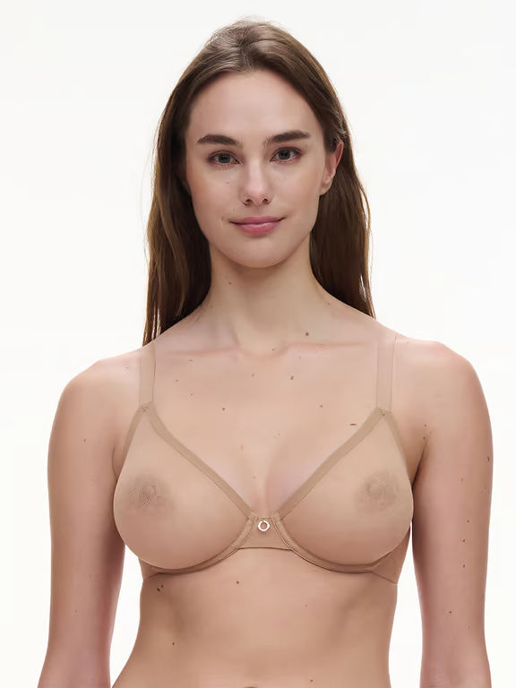 Chantelle | Stella - Stella Lace Unlined Underwire Bra Coffee Latte Nude - 1