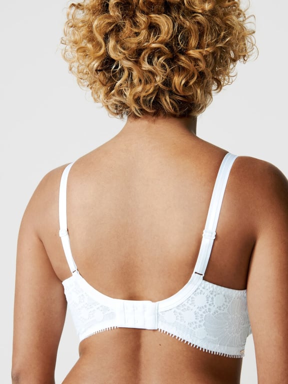 Day to Night Full Coverage Unlined Bra White - 1
