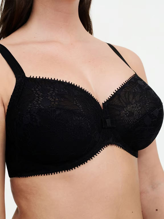 Day to Night Full Coverage Unlined Bra Black