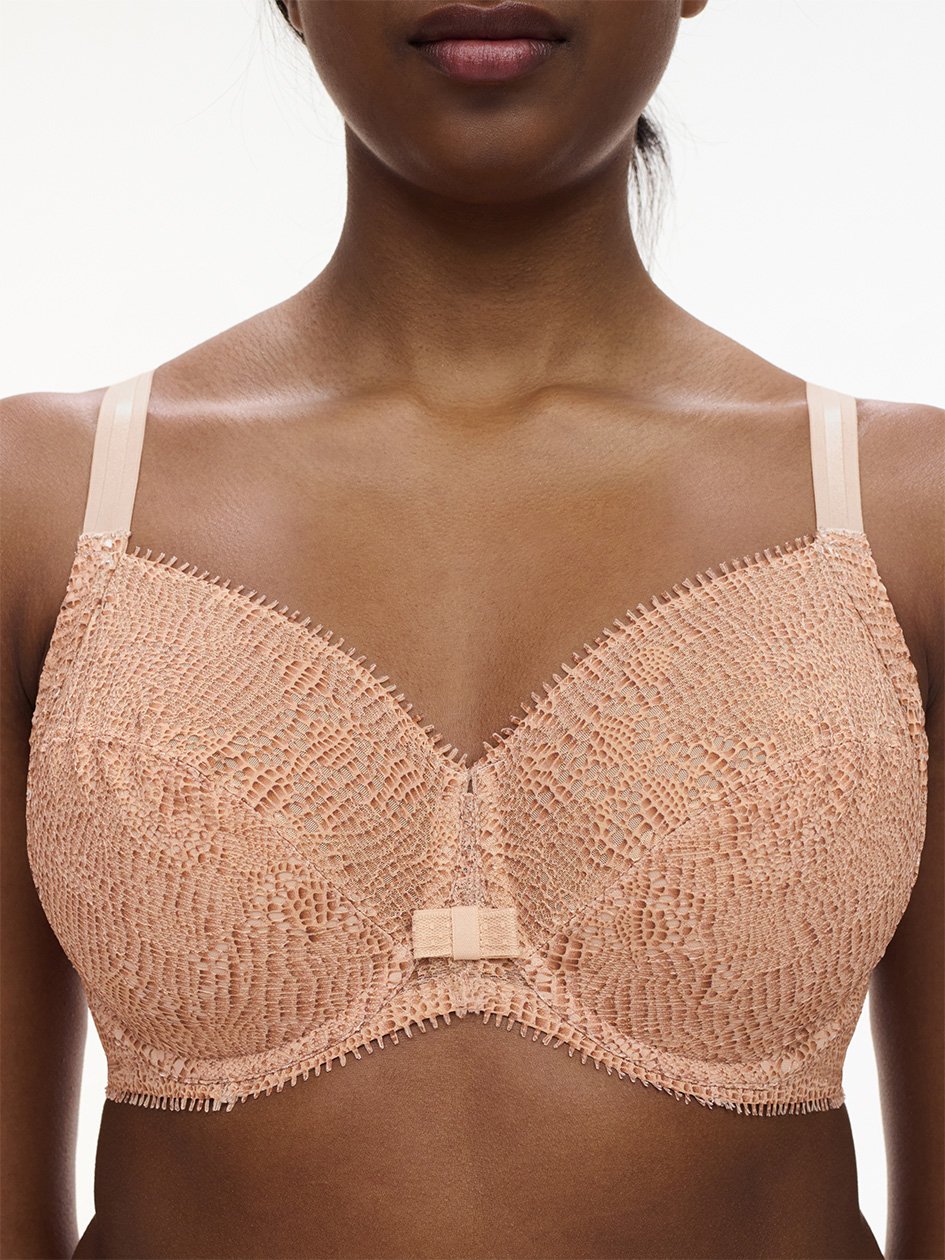 Day to Night Full Coverage Unlined Bra Python Lace