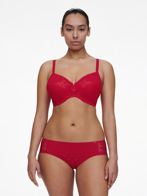 Day To Night Lace Full Coverage Unlined Bra Poppy - 4