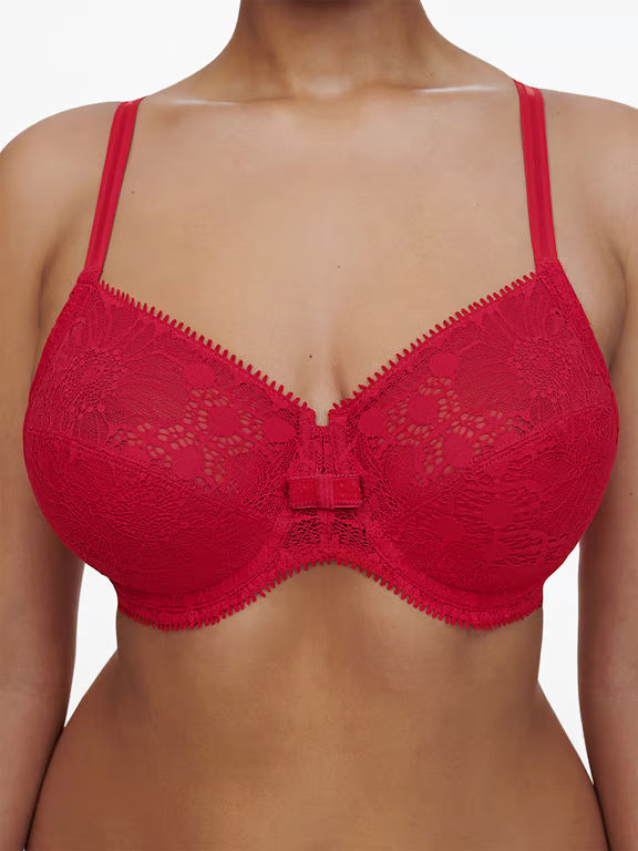 Day To Night Lace Full Coverage Unlined Bra Poppy - 3