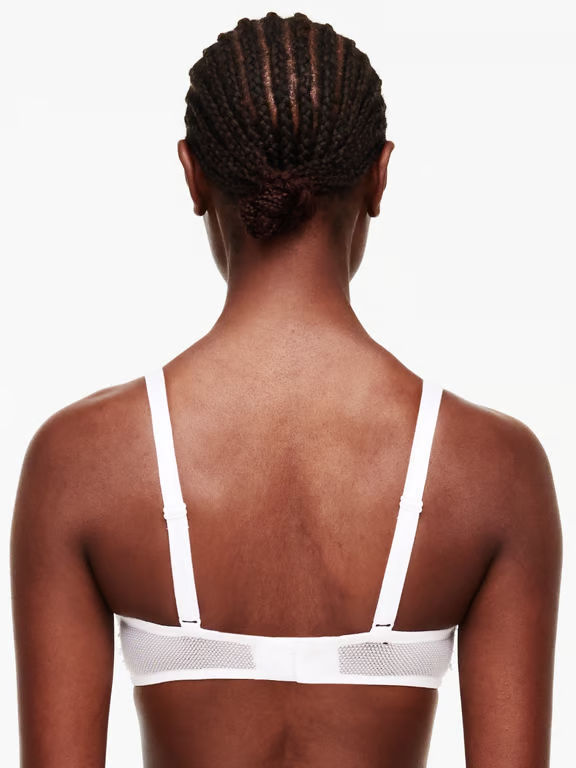 Day to Night Lace Unlined Demi Bra White - 2