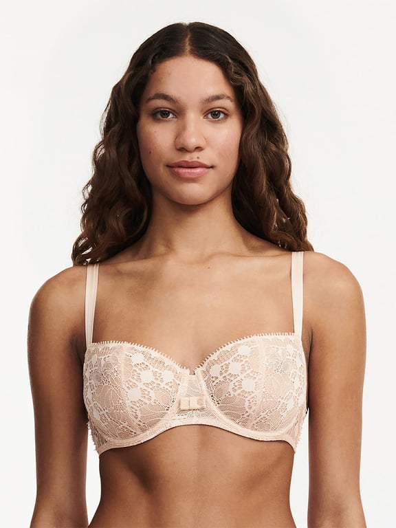 Day to Night Lace Unlined Demi Bra Nude Blush - 0