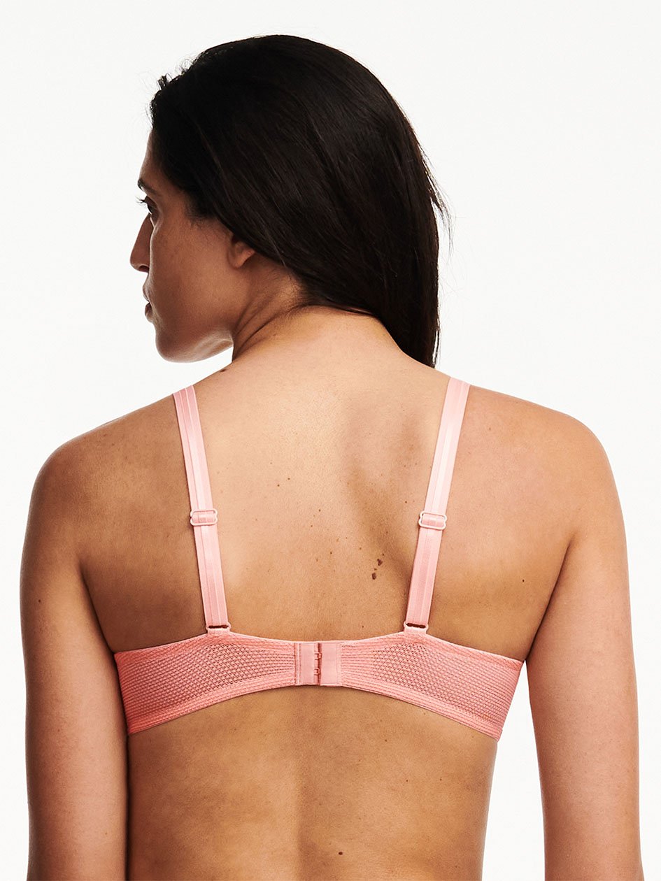 Day to Night Lace Unlined Demi Bra Candlelight Peach