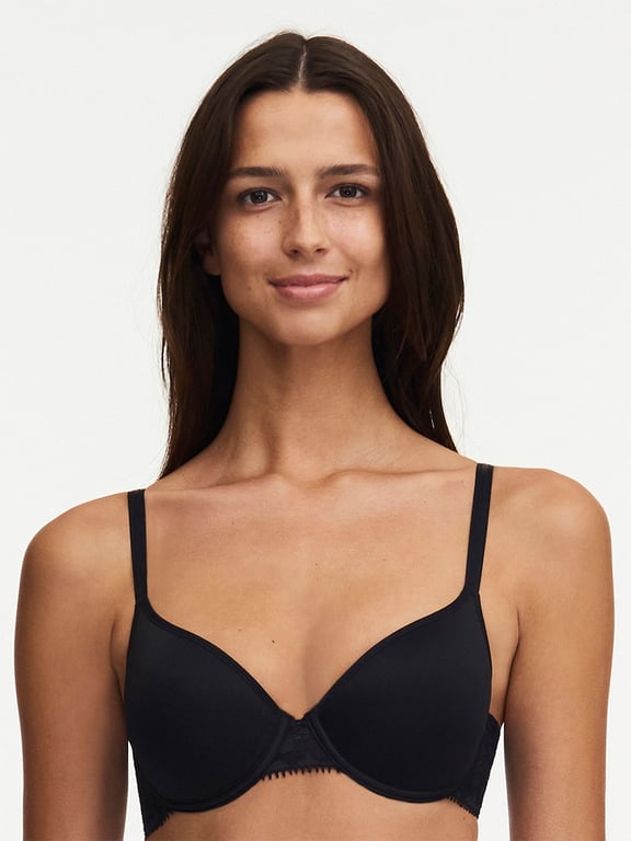 Chantelle Rive Gauche Lace Full Coverage Unlined Bra 011 BLACK buy for the  best price CAD$ 119.00 - Canada and U.S. delivery – Bralissimo