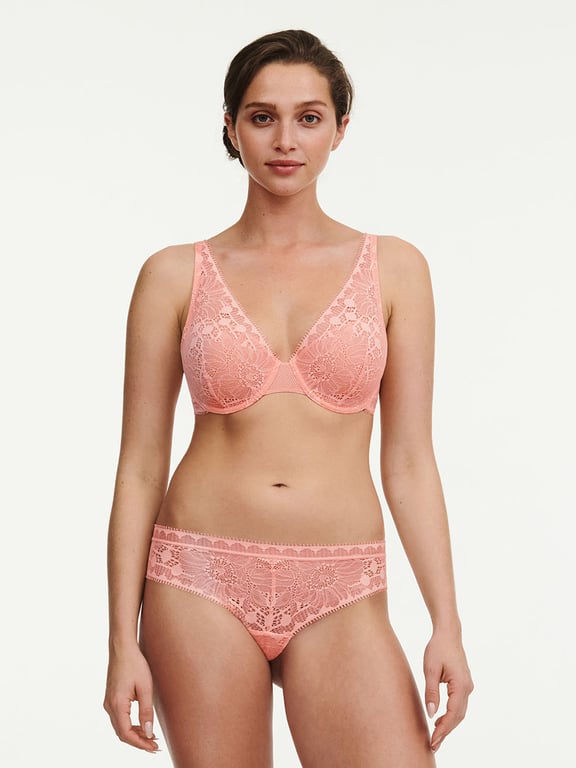 Day to Night Lace Lightweight Plunge Bra Candlelight Peach - 3