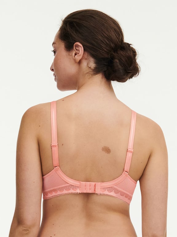 Day to Night Lace Lightweight Plunge Bra Candlelight Peach - 1