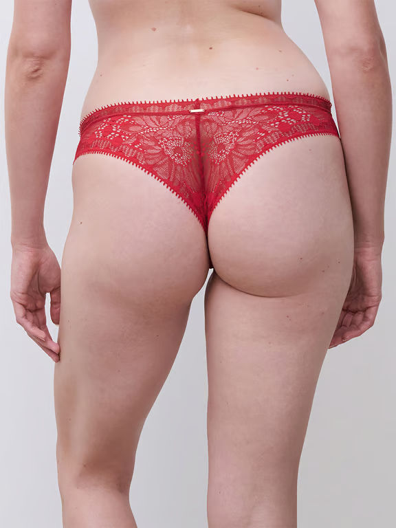 Day To Night Lace Thong Poppy - 2
