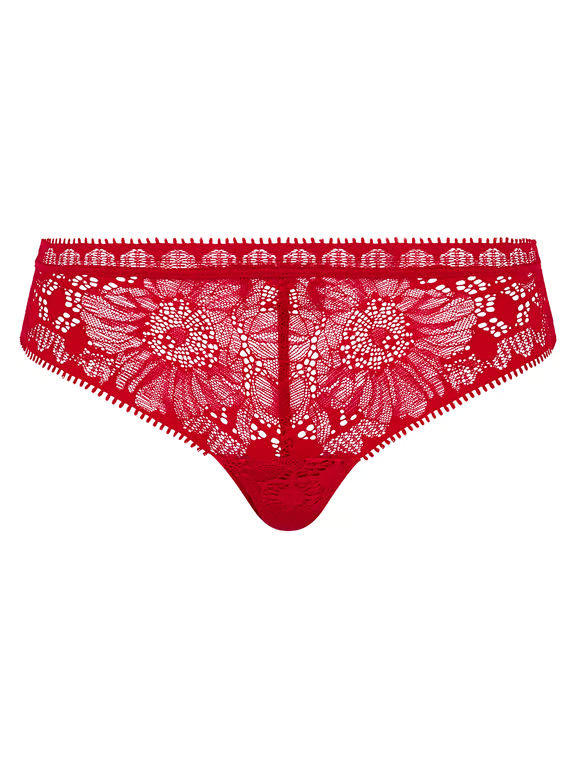 Day To Night Lace Thong Poppy - 1