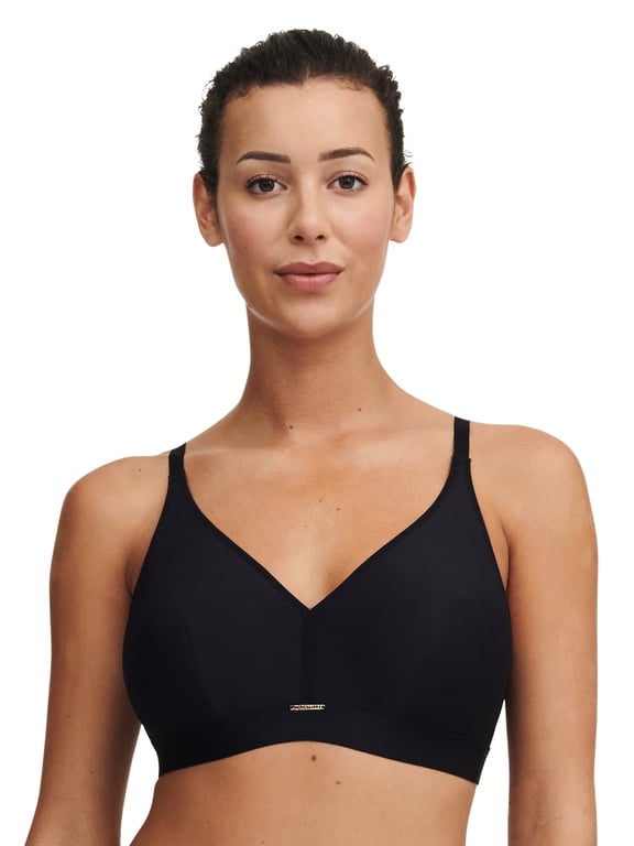 Women's Sexy and Comfortable Summer Traceless and Steel Rimless Small Chest  with Adjustable Thin Bra Front (Black, 75) at  Women's Clothing store