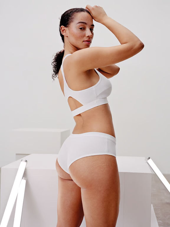 Cotton Comfort Bralette White - 4
