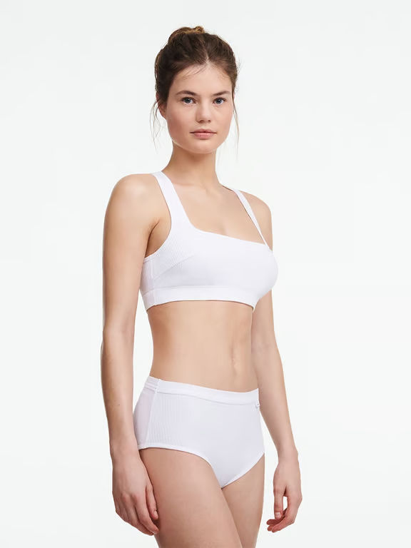 Cotton Comfort Bralette White - 2