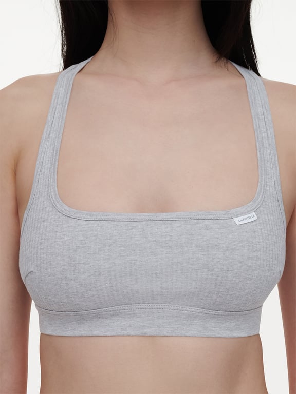 Cotton Comfort Bralette Mixed Grey - 3