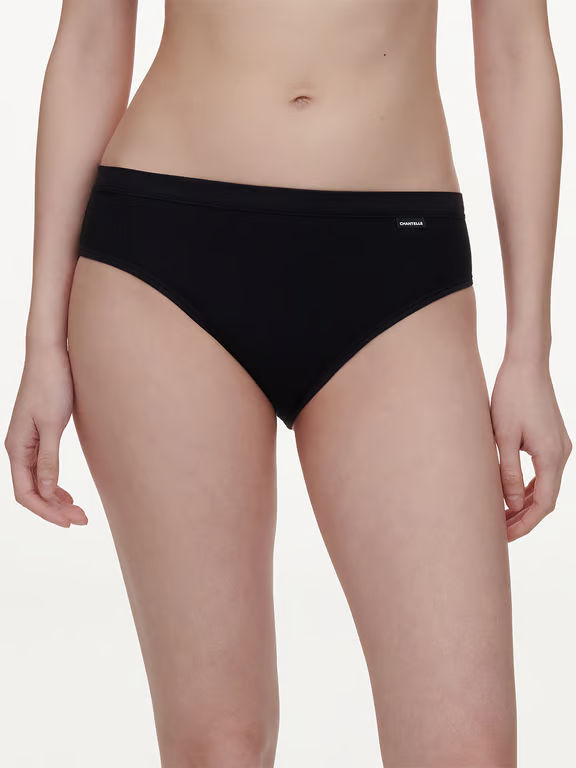 Chantelle | Cotton Comfort - Cotton Comfort Hi-Cut Brief Black - 1