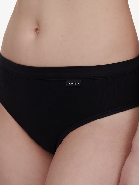 Cotton Comfort Hi-Cut Brief Black