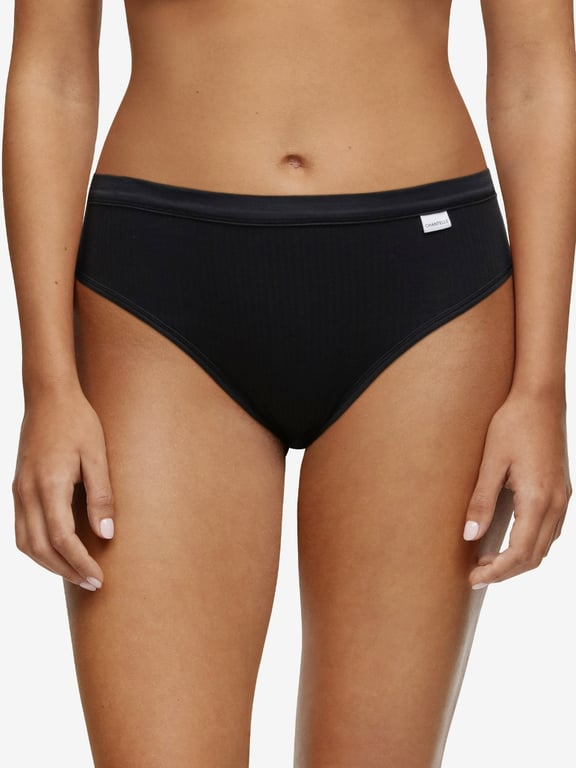 Cotton Comfort Hi-Cut Brief Black