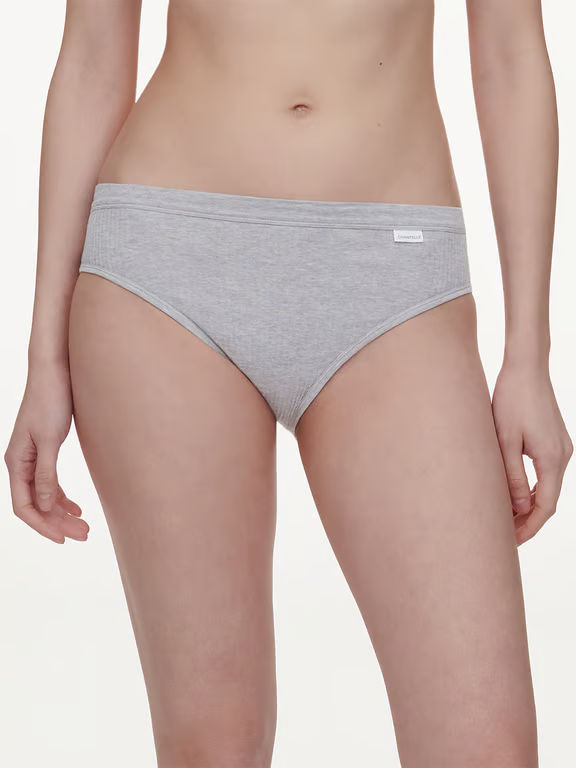 Cotton Comfort Hi-Cut Brief Mixed Grey - 0