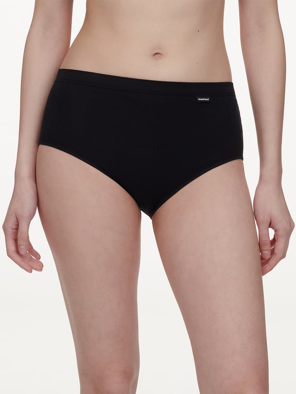 Chantelle | Cotton Comfort - Cotton Comfort High Waist Brief Black - 1