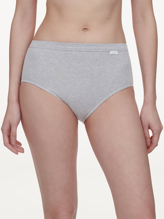 Chantelle | Cotton Comfort - Cotton Comfort High Waist Brief Mixed Grey - 1