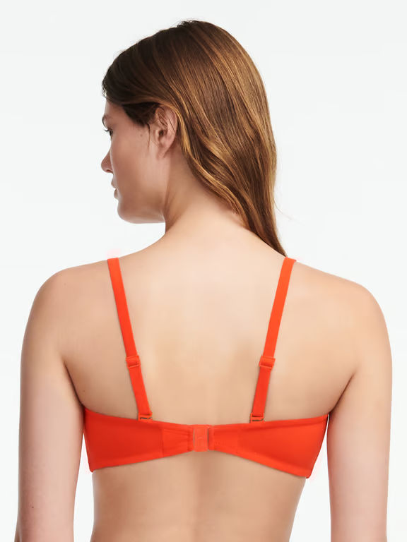 Chantelle | Glow - Glow Wireless Bandeau Swim Top Bright Orange - 2
