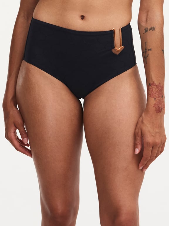 Chantelle | Glow - Glow High Waist Swim Bottom Black - 1