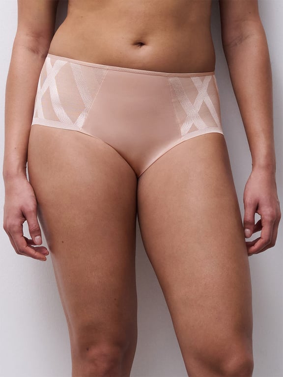 Chantelle | Glaze - Glaze High Waist Support Brief Nude Rose - 1