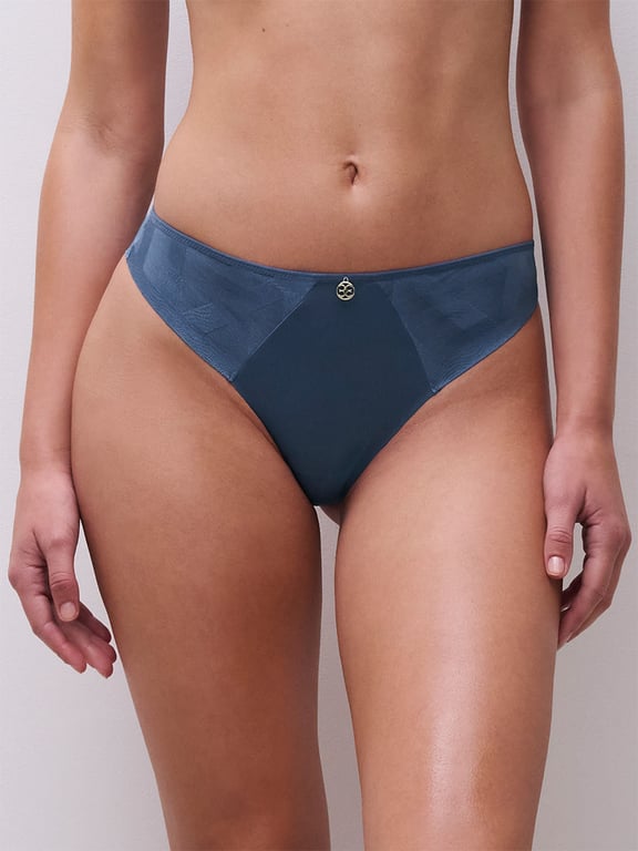 Chantelle | Glaze - Glaze Thong Blue Jeans - 1