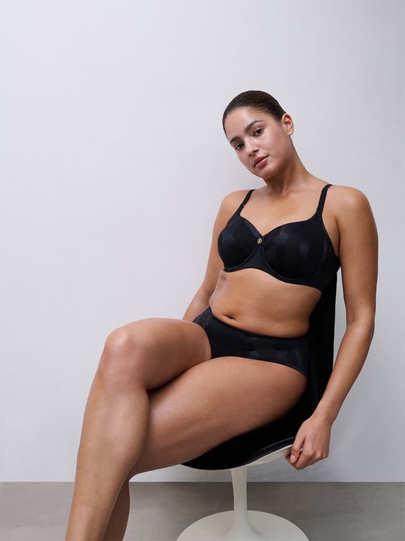 Chantelle | Glaze - Glaze Seamless Unlined Underwire Bra Black - 1