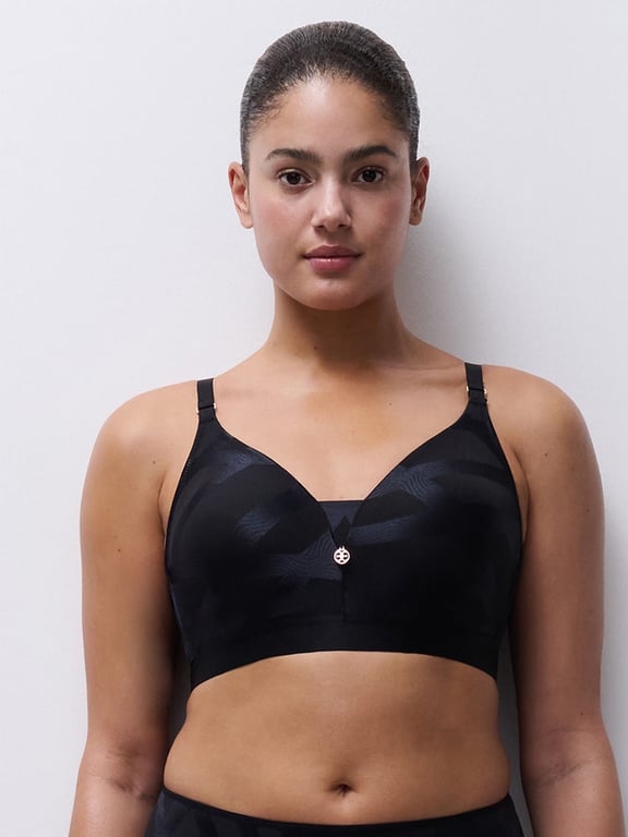 Chantelle | Glaze - Glaze Seamless Full Support Wireless Bra Black - 1