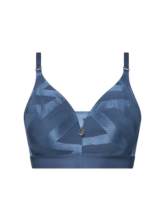 Chantelle | Glaze - Glaze Seamless Full Support Wireless Bra Blue Jeans - 2
