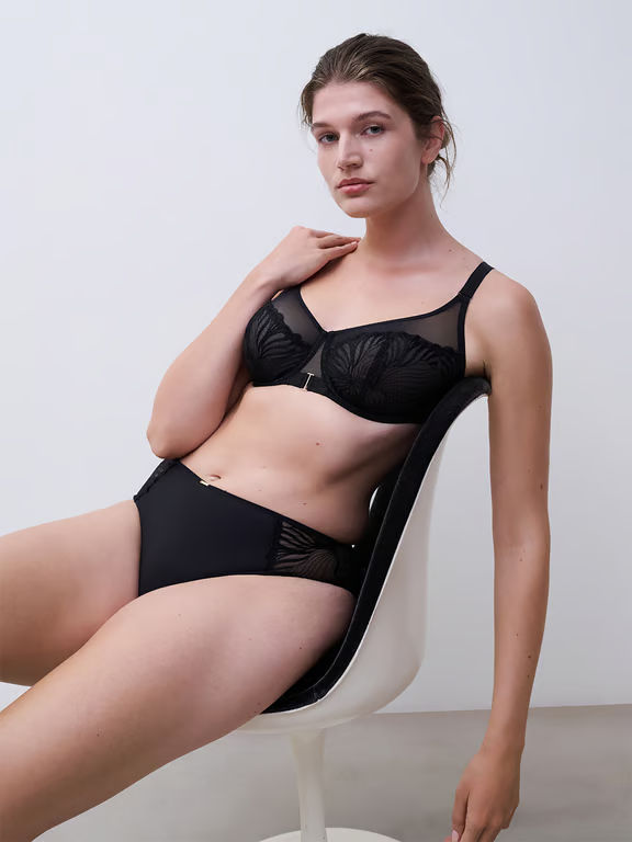 Legend Full Coverage Unlined Underwire Bra Black - 5