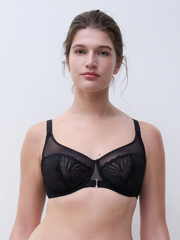 Legend Full Coverage Unlined Underwire Bra Black - 2