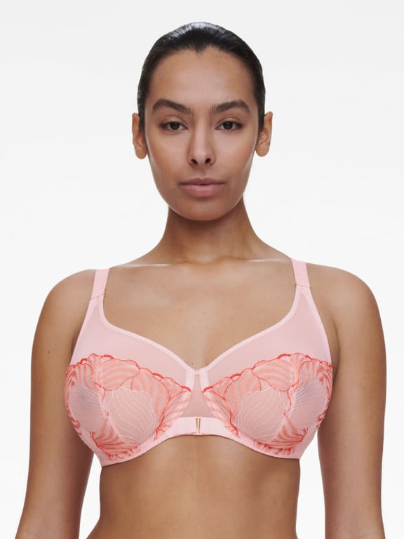 Chantelle | LEGEND - Legend Full Coverage Unlined Underwire Bra Waterlily Pink/Coral - 1