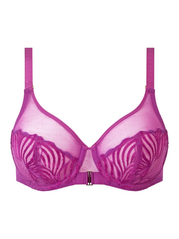 Chantelle | Legend - Legend Full Coverage Unlined Underwire Bra Fancy Orchid - 2