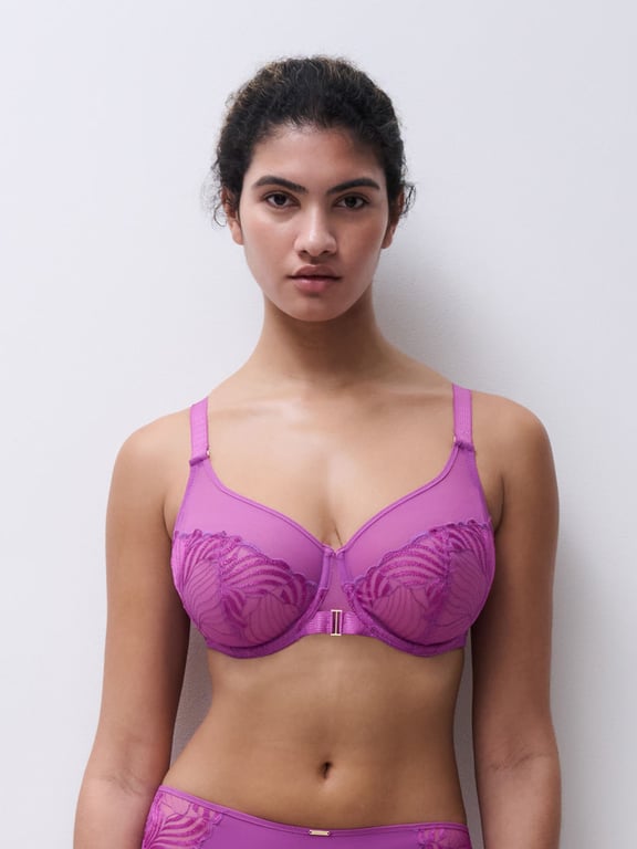 Chantelle | Legend - Legend Full Coverage Unlined Underwire Bra Fancy Orchid - 1