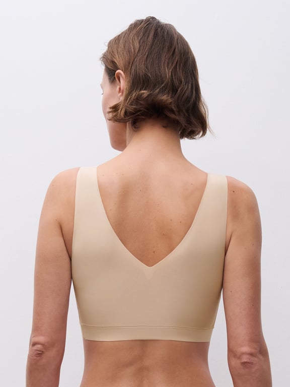 SoftStretch Padded V-Neck Bra Nude Blush - 4