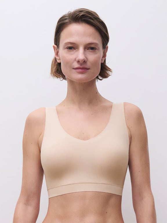 SoftStretch Padded V-Neck Bra Nude Blush - 2