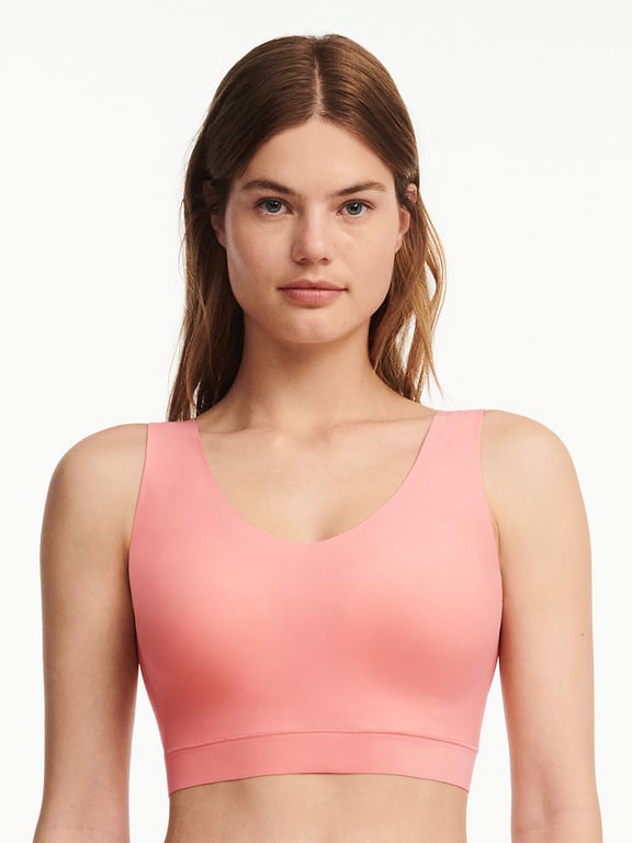 Chantelle | SoftStretch - SoftStretch Padded V-Neck Bra Candlelight Peach - 1