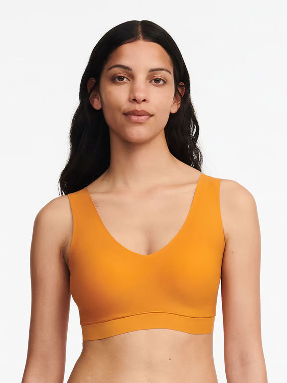 SoftStretch Padded V-Neck Bra Ocre - 0