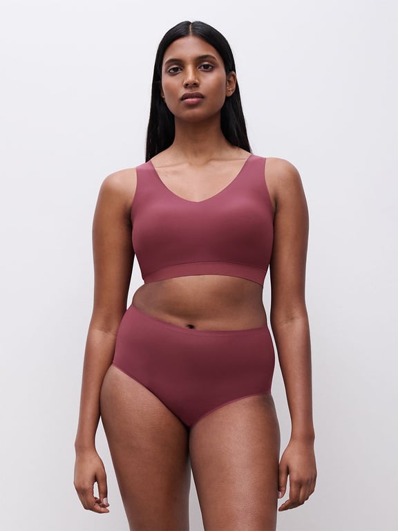 SoftStretch Padded V-Neck Bra Sienna - 5