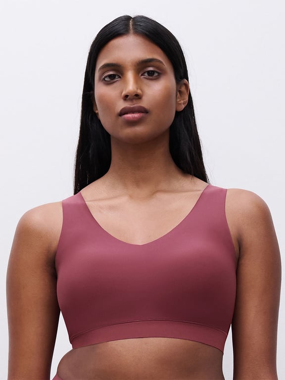 SoftStretch Padded V-Neck Bra Sienna - 3